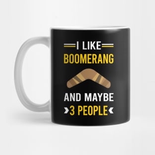 3 People Boomerang Mug